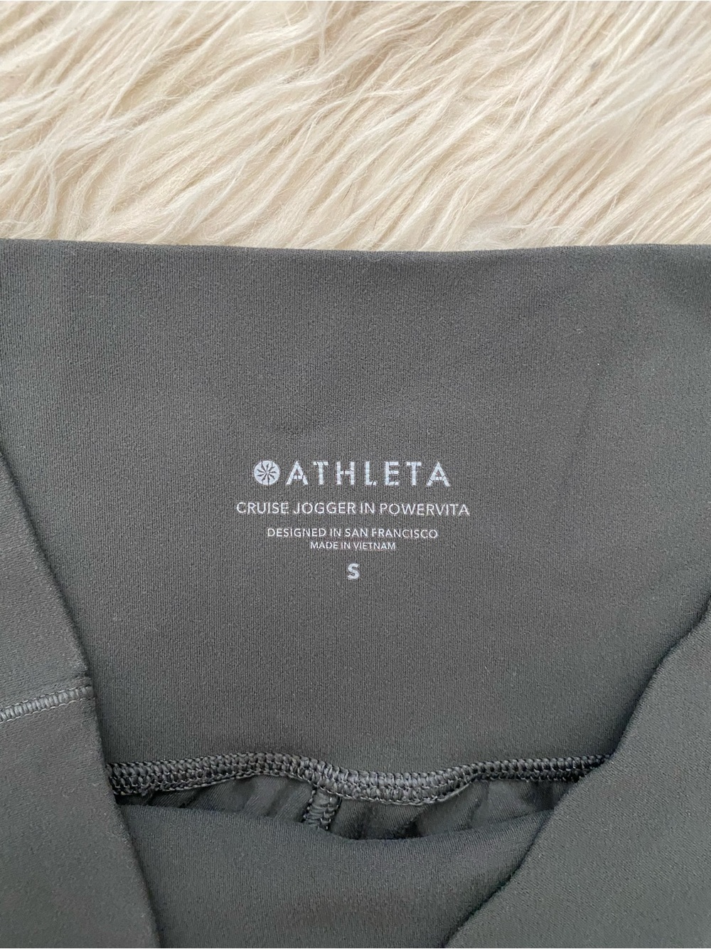 Athleta Cruise Jogger Powervita Black Olive Green Gray High Rise Athleisure S - Picture 12 of 13
